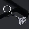 Chaveiro de Avião J-10 Processo de Gotejamento de Óleo Material de Liga Exposição de Aviação Civil Chaveiro de Caça Pingente Presente