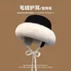 Sombrero de Invierno Resistente al Frío y Protector de Orejas para Mujer, Moderno, para Cabeza Grande, Cuero Engrosado de Invierno, Cálido y Cortavientos, Sombrero de Pescador, para Exteriores