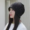 Bufanda cálida a prueba de frío, cubierta intercambiable para protección del cuello, sombrero de punto a prueba de viento, máscara de punto para mujer de talla grande, otoño e invierno, multifuncional