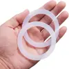 Fornecimento de peças de silicone de formato especial, almofada de silicone antiderrapante, vedação, peças diversas não padronizadas de silicone branco resistentes a altas temperaturas industriais