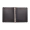 Carpeta PP esmerilada sarga A4 carpeta transparente B5A5 documento perforado clip carpeta archivo carpeta imprimible logotipo personalizado