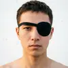 Máscara de Ojo de Pirata Dragón Tuerto, Mascarilla para Ojos de Maquillaje, Mascarilla para un Solo Ojo, Máscara Tuerta para Disfraz de Halloween, Mascarilla de Ojo Creativa, Mascarilla de Ojo de Tela