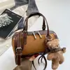 Bolsa Jeans Nova de Verão 2026 Bolsa de Mão para o Trabalho Bolsa Almofada Casual Bolsa Transversal de Ombro Color Block Estilosa Tendência