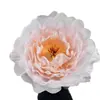 Flores Artificiales Grandes de Seda para Decoraciones de Pasillo de Boda, Flores Tridimensionales de Organza, Decoraciones para Exhibición en Centros Comerciales, Flores Artificiales