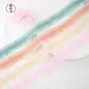 Cinta de Embalaje de Gasa para Vestido de Princesa de 2.5 cm con Ramo de Flores Moño de Cinta Material de Decoración Material Floral