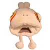 Gorro Pom-Pom de Peluche Oso de Peluche para Mujer, Gorro Cálido de Invierno a Prueba de Viento con Protección para los Oídos, Gorro Lei Feng, Gorro Engrosado con Forro de Felpa para Clima Frío