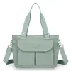 Bolso de hombro cruzado transfronterizo de comercio exterior, simple, gran capacidad, multicompartimento, ligero, lavable, de nailon, bolso de mano para mujer