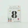 Venta al por mayor estilo INS comercio electrónico transfronterizo 16 pulgadas Exquisitamente empaquetado digital empaque individual de tarjeta de papel globos de papel de aluminio, versión delgada americana