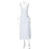 Roupas Femininas Europeias e Americanas Outono 2026 Nova Moda Macacão Sexy Sem Costas Body Justo Conjunto de Saia com Amarração Atacado