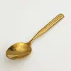 Cuchara de Acero Inoxidable 304 con Forma de Calabaza para Comer en Casa, Cuchara para Mezclar Arroz, Cuchara para Yogur y Helado, Cuchara para Plato Principal de Restaurante, Cuchara para Sopa