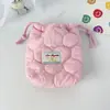 Nova Bolsa de Armazenamento Simples de Algodão Acolchoado, Saquinho Portátil com Cordão, Bolsa de Armazenamento de Câmera Anti-Queda e Anti-Risco, Necessaire Pequena