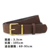 Cinto Maillard de Camurça Coreano para Mulheres Versão de 3,3 cm de Largura Cinto Fosco Retrô com Jeans para Afinar a Cintura