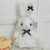 Bolsa de Conejo Lolita Japonesa, de Alto Valor y Exquisita, Bolsita de Conejo Linda para Chica JK, Bolso Cruzado, Bolso de Mano Suave de Perlas para Chica