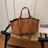 Bolsa de mão estilo retrô para mulheres, nova bolsa de ombro da moda 2026, bolsa tote tipo saco de grande capacidade para o dia a dia, moderna