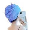 Touca Secadora de Cabelo Personalizada para Mulheres, Super Absorvente, Secagem Rápida, Anti-Gotejamento, Durável, Adequada para Cabelos Longos e Curtos, Touca de Cabeça Conveniente