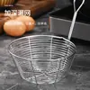 Acero Inoxidable 304 Colgador de Pared Olla Caliente Cuchara Colador de Línea Fugas Domésticas Fritura Fugas de Aceite Mango Corto Fondo Profundo Colador Pantalla Filtrante Tamiz para Polvo