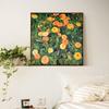 Recámara caléndula comedor nórdico sala de estar pintura decorativa pintura mural pintura de pared moderna simple decoración de pintura sin marco