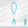 Lanyard de Color de Moda con Llavero de Peluche Trenzado Corto para Teléfono Hebilla Única Hebilla Sola Fabricante de Colgante de Llavero de Peluche En Stock Fuente