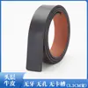 Cinturón de Piel para Hombre de Vacuno con Hebilla Automática, Sin Dientes, Sin Agujeros, Sin Ranuras, 3.3cm, Cinturón de Hombre de Correa Única Estilo Negocios