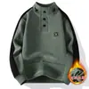Transfronteiriço pode ser distribuído em nome de [novo] WE8200-2024 outono e inverno suéter de lã forrado para lazer masculino camisa base