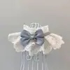 Babador de renda para animais de estimação transfronteiriço para gatos e cães, acessório de babador fofo com gravata borboleta, adereço para fotos