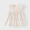 Ropa de Bebé, Vestido de Niña Bebé, Vestido de Princesa de Verano Delgado Floral para Bebé, Vestido de Verano, Sin Mangas