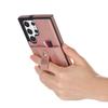 Funda de cuero con anillo para teléfono móvil Samsung A13/A73/A54, carcasa trasera con clip para tarjeta, A14/A42 5G