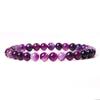 Pulsera unisex sencilla de alta gama para viajeros, con cuentas de piedra calientes de 6 mm transfronterizas de Europa y Estados Unidos, cuerda elástica para hombre y mujer que combina con todo.