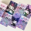 Tarjetas Flash Láser de Kuromi, Merchandising de Kuromi Sanrio, Libro de Marcadores de Tarjetas Flash Lomo Creativas Exquisitas de Alta Definición