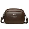 2026 Nova Bolsa Transversal de Ombro Único Estilosa e Versátil com Múltiplos Bolsos, Bolsa Feminina de Marca da Moda, Bolsa Chique de Couro Macio para o Dia a Dia