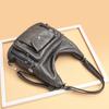 Bolso de hombro transfronterizo de alta gama para mujer, primavera y verano 2023, nuevo bolso de motocicleta de gran capacidad, bolso bandolera para mujer