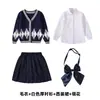 Uniformes de Jardim de Infância, Uniformes de Classe, Conjuntos de Primavera e Outono, Coletes Aristocráticos Estilo Britânico para Alunos do Ensino Fundamental, Suéteres, Uniformes Escolares de Quatro Peças