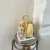 Bolsa Cesta Tendência de Nicho, Bolsa de Mão Tipo Balde, Nova Bolsa Feminina Primavera 2026, Bolsa de Ombro Transversal Retro Fashion