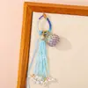 Nuevo Bolso Colgante de Bola de la Suerte Tejido a Mano Bolso Colgante Encanto Tendencia Nacional Nicho Borla Llavero de Pareja Colgante Venta al por Mayor
