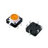 12*12 con botón de luz Rojo Amarillo Azul Verde Blanco Luz LED interruptor táctil botón micro botón normalmente abierto