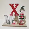 Regalo de Navidad de Lujo con Decoración de Elfo Brillante