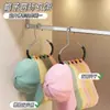 Organizador de Armazenamento de Chapéus para Pendurar Bonés de Beisebol no Guarda-Roupa, Exibidor Multifuncional de Chapéus para Dormitório e Uso Doméstico