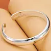 Pulseira Lisa do Sutra do Coração para Mulheres, Pulseira Simples e Fashion da Consorte Imperial, Pulseira Aberta de Estilo Étnico, Joia de Mão, Dropshipping