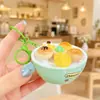 Chaveiro de brinquedo de comida simulada para aliviar o estresse, um gadget divertido para aliviar o estresse, perfeito como um pingente de bolsa infantil ou um prêmio para máquinas de garra.