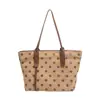 Nova bolsa de moda para o início do outono de 2026, bolsa de mão estilosa de bolinhas, bolsa tote única estilo coreano, bolsa de ombro grande para o dia a dia