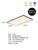 QINGYAO Yao Ultradelgada 8CM Bauhaus Minimalismo Italiano Lámpara de Techo para Sala de Estar Accesorio de Iluminación Principal para Vestíbulo de Gama Alta Hierro