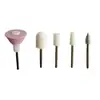 Conjunto de 5 Peças de Brocas para Lixar Manicure, Brocas para Lixar Manicure Compatíveis com Lixador, Ferramenta para Remover Esmalte, Conjunto de Manicure