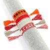 Pulsera de borla tejida con palabra de bordado creativo Guofeng Nacional cinta hecha a mano cuerda de mano abanicos de publicidad de bodas pequeños regalos