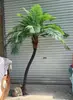 Coqueiro em Vaso Grande de Shopping Palmeira de Coco Falsa Árvore de Girassol Planta Verde Decoração de Interior Planta Tropical Exuberante