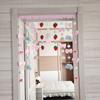 Cortina Decorativa Ins Fofa de Desenho Animado Nuvem Coração de Menina Morango Cortina de Porta Fofa Cortina Decorativa Pendurada
