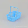Mini cesta de compras infantil supermercado asa única mini cesta casa de juegos pequeña cesta de verduras almacenamiento regalo accesorios de juguete