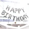 Inglés Feliz Cumpleaños Feliz Cumpleaños globo película de aluminio Traje de Globos fiesta decoración de fiesta de CUMPLEAÑOS