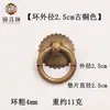 Nova Puxador Chinês Anel de Puxar Antigo Gaveta Armário Porta de Armário Puxador de Armário Pote de Cerâmica Amarelo Puxador Antigo
