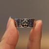 Diseño Nicho Anillo de cabeza de tigre retro americano envejecido para hombre viento punk rock dedo índice anillo abierto anillo al por mayor