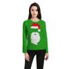 Amazon Moda Otoño e Invierno Europea y Americana Camiseta Personalizada Jersey Ropa Navideña para Mujer Sstk001
